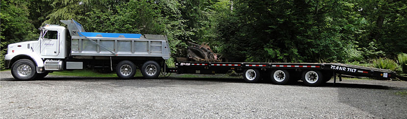Gravel Truck & Equipment Trailer
